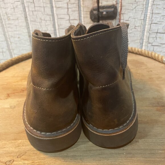 Clarks Bushacre 2 Chukka Boots Leather Brown Desert Mens 11 - Picture 3 of 6